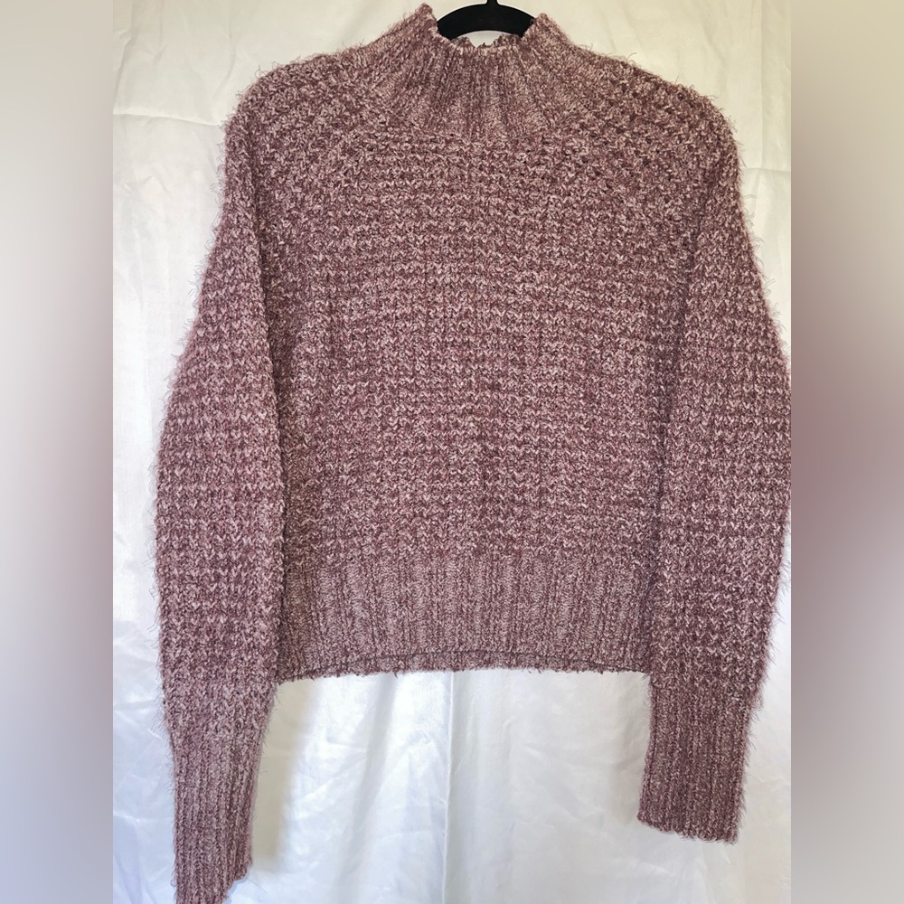 Women's Purple Knit Sweater